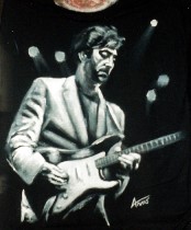 Eric Clapton B&W