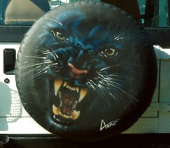 Jaguar Tire Cover