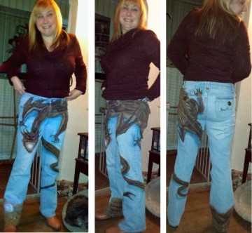 Smaug Jeans On